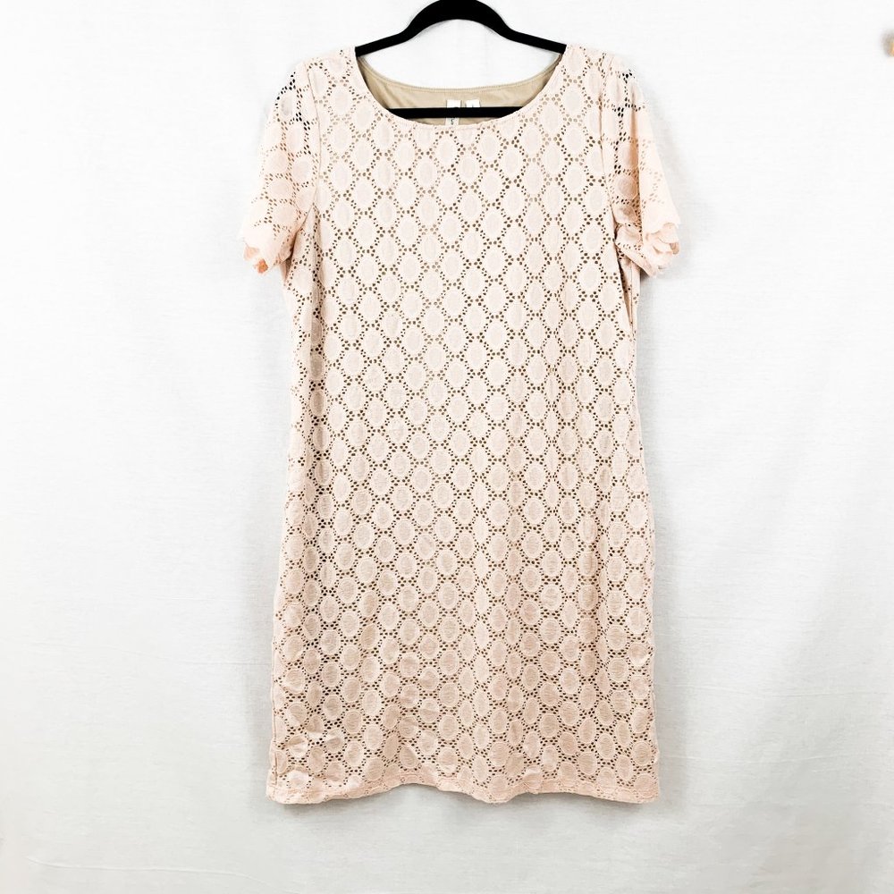 Tacera Lined Pink Dress